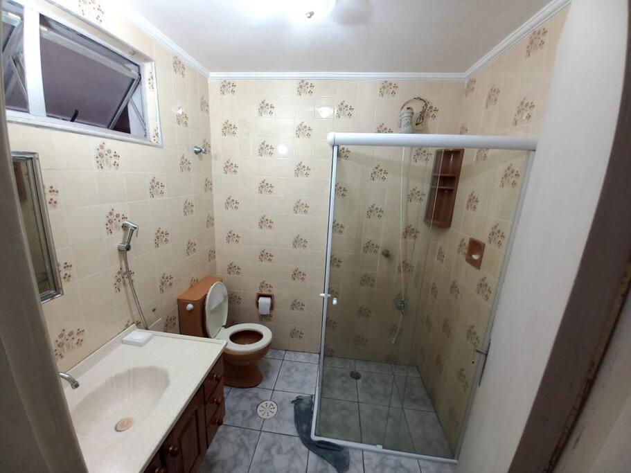 Apartamento 500M Da Praia Enseada, Guaruja Bagian luar foto
